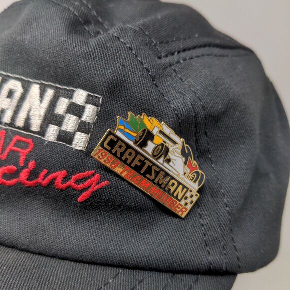 Craftsman Men's 1993 Indy Car Racing Hat Black OSFA Embroidered Logo Vintage - Picture 4 of 11